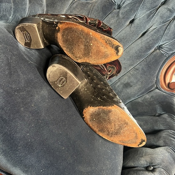 Men’s Lucchese ostrich boots - Picture 6 of 6